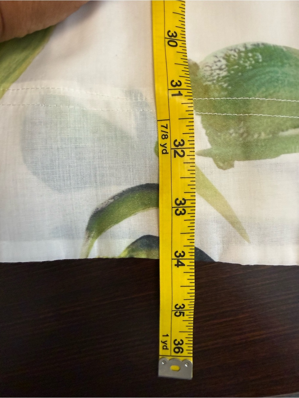 Beulah Style Alyssa Zest White Puff Sleeve Mini Dress Green & Yellow Leaf Cotton - Picture 13 of 15